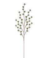 Berry Spray - 35 Berries - Light Green And Light Green Glitter Mix - $16.21