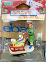 Lemax Coventry Cove Carriage Sled Village Figurine 02432 Mother Child NOS - $15.72
