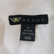 Wedge Florida State Seminoles Men's White Cotton Polo Shirt Short Sleeve Size XL image 3