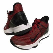 Nike Zoom Lebron Witness IV BV7427-002 Size 8.5 Mens Red Black  - £64.05 GBP