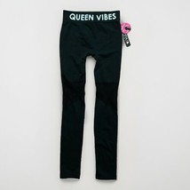 OPPA! Black Queen Vibes Leggings Womens Size S/M NEW Booty Lift - £9.24 GBP