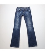 Miss Me Womens 28 Thick Stitch Wings Bling Signature Rise Bootcut Denim ... - $94.71 CAD