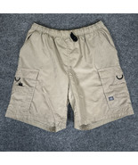 Vintage Nike ACG Cargo Shorts Mens XL 32x9 Beige Outdoor Y2K Gorpcore Adult - $34.36