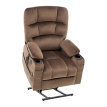 Vevor Power Lift Recliner Chair, Large-Regular Lay Flat Dual Motor Sofa with Mas - $14,406.56 MXN