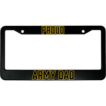 Proud Army Dad Aluminum Car License Plate Frame - £15.14 GBP