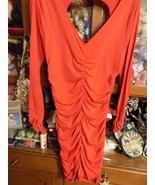 PLANET GOLD COUTURE Red Dress Size L - £7.14 GBP