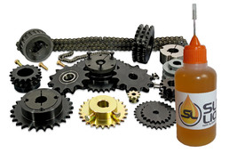 Slick Liquid Lube Bearings, BEST 100% Synthetic Oil for Sprockets &amp; Chains - £7.75 GBP+