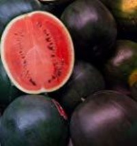 50 Seeds Black Diamond Watermelon Seeds Black Skin Red Inside Fruits Thin Skin B - $7.11