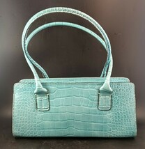 Tommy Hilfiger Handbag - Faux Blue Leather 12x4x6 - OBO - $18.00