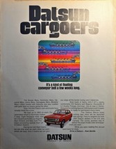 DATSUN CARGOERS-Product of Nissan-Conveyor Belt-1971 Vintage Print Ad - €9,30 EUR