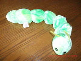 Ty 2000 Beanie Baby Squirmy w/ tags mint plush stuffed animal green worm - $7.50