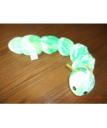 Ty 2000 Beanie Baby Squirmy w/ tags mint plush stuffed animal green worm - $7.50