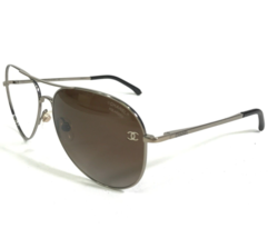 Chanel Sunglasses Frames 4189-T-Q c.395/S9 Dark Silver Aviators 59-14-135 - £172.15 GBP