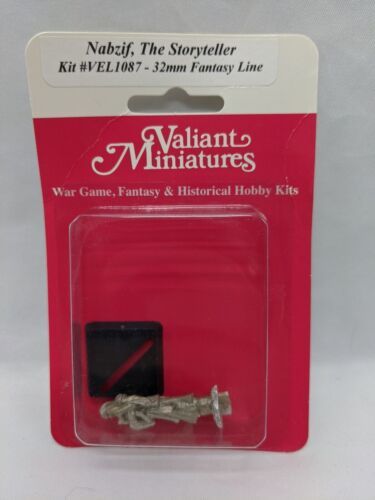 Valiant Miniatures Nabzif, The Storyteller 32mm Fantasy Line Metal Minia... - $10.69