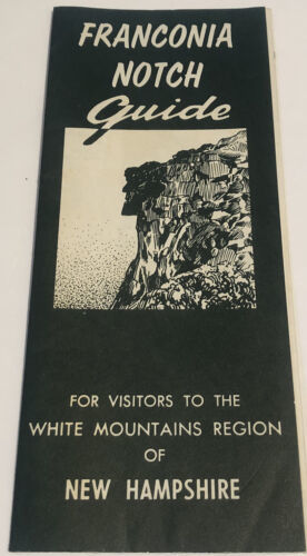 Vintage Franconia Notch Guide Brochure New Hampshire BRO11 - £8.25 GBP