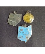 3 Sterling Silver OhioThemed Charms for Bracelet VINTAGE - $14.85