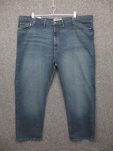 Wrangler Authentics Men&#39;s Jeans Size 50x 30 High Rise Straight Leg ZM200MB - £24.77 GBP