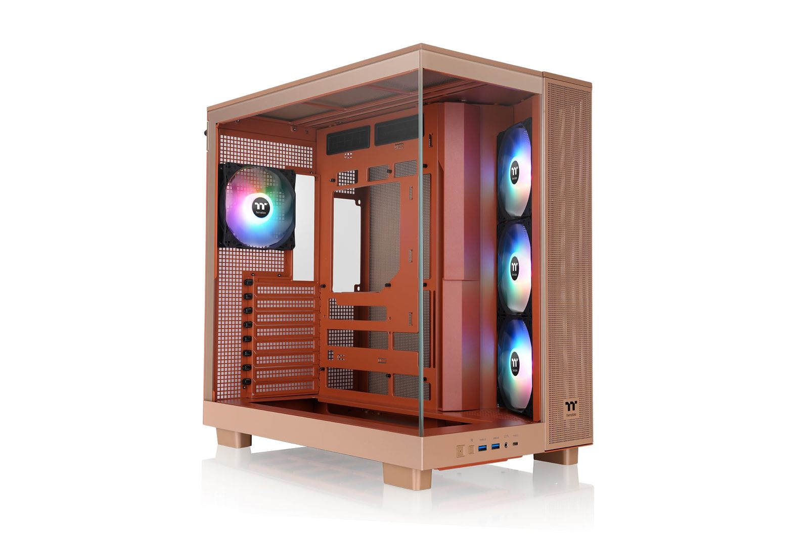 Thermaltake View 380 XL TG ARGB Mid Tower Chassis Gravel Sand - $256.96