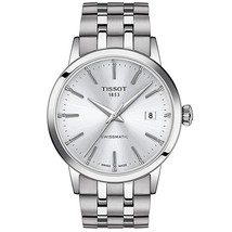 Tissot Men&#39;s Classic Silver Dial Watch - T1294071103100 - £305.23 GBP