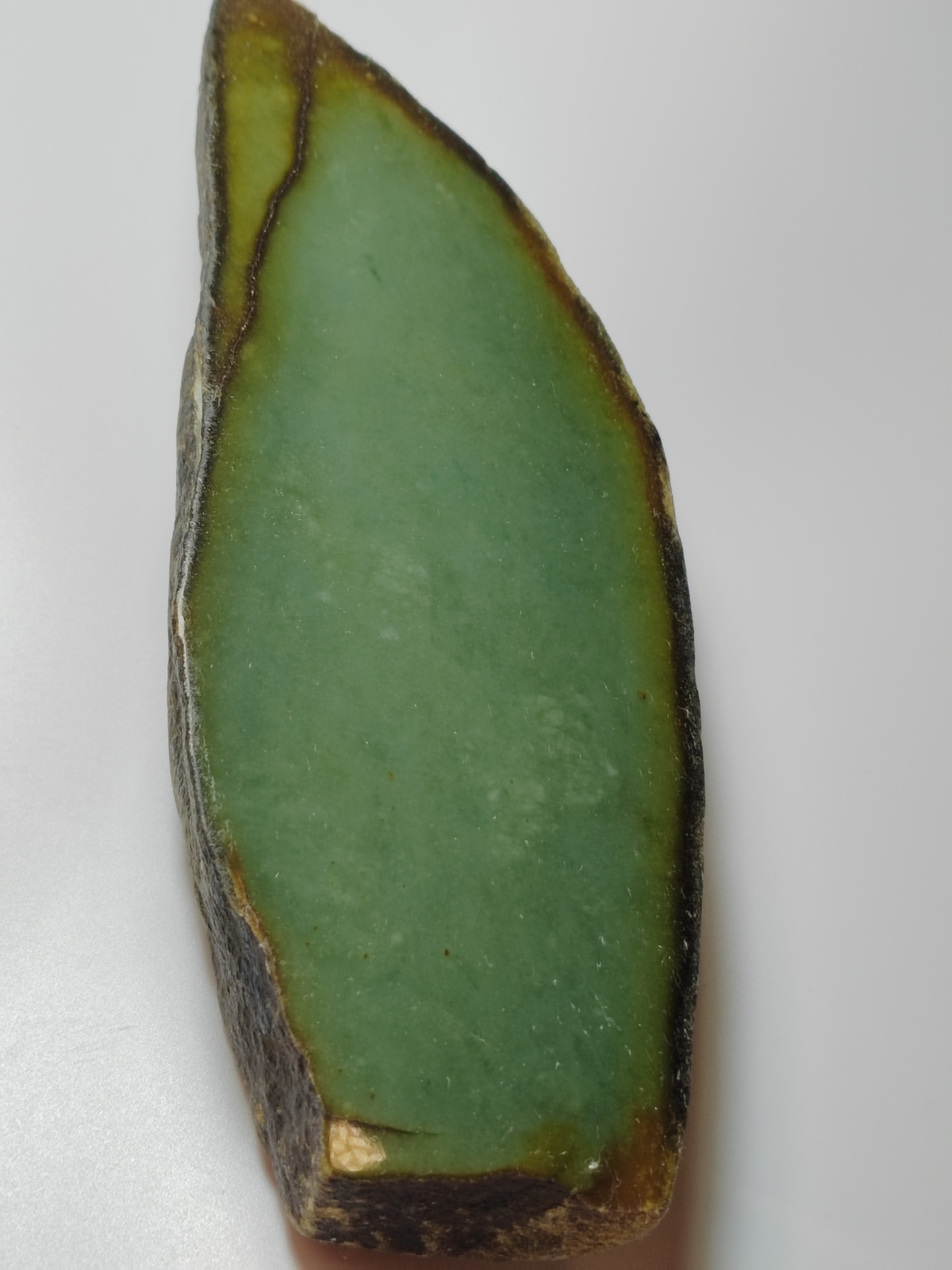 Icy Ice Vintage Old Green Burma Jadeite Jade Rough Stone # 737 gram # 3685 carat Item image 14