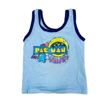 Vintage 80s PAC-MAN Arcade Game Glitter Tank Top - Youth 6-8 - $48.46