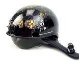 Scorpion EXO-C90  Motorcycle Half Helmet Black Skulls Size M - $84.14