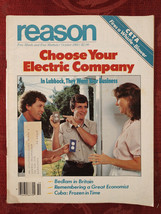 REASON Magazine October 1981 Electric Company Competition Robert Poole - £13.61 GBP