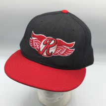 Vintage Rochester Red Wings Baseball New Era Wool Pro Model Fitted Hat 7... - $49.49