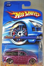 2005 Hot Wheels #118 Twenty+ 3/5 BOOM BOX Purple w/Chrome Bling Wheels Variation - £6.00 GBP