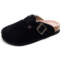 Autumn Men&#39;s Closed Toe Slippers New Suede Leather Clogs Sandals For Men Women G - £65.77 GBP