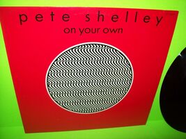 Pete Shelley ‎– On Your Own 12" Vinyl EP Record 1986 SynthPop Translucen... - $12.59