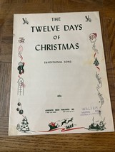 The Twelve Days Of Christmas Sheet Music - $59.28