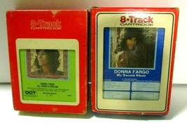 Vtg Lot Of 2 - 8 Track Tapes Untested As Is Donna Fargo My Second Album All Ab - £7.64 GBP