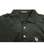 NEW Peter Millar Solid Black Cotton Golf Polo Shirt M TDC Logo - £32.56 GBP