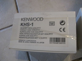 NEW Kenwood Single Sided Headset Push to Talk VOX PTT  model#- KHS-1 - $37.99