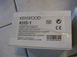 NEW Kenwood Single Sided Headset Push to Talk VOX PTT  model#- KHS-1 - $708.13 MXN