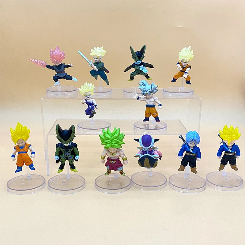 6pcs/set Anime Figurine Dragon Ball Super 4 Vegeta Gogeta Broli Broly Son Goku - £14.90 GBP+