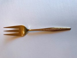 Fork Gold Meat Golden Bouquet Carlyle Silver Electroplate Cold  (1 each) - £11.86 GBP