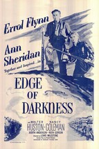 Edge of Darkness Original 1956R Vintage One Sheet Poster - £343.01 GBP