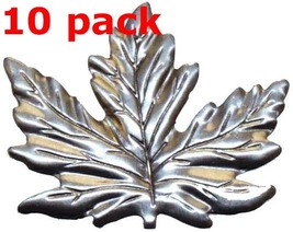 Metal Stampings Silver Maple Leaf Leaves Plants STEEL .020&quot; Thickness L4... - £15.38 GBP