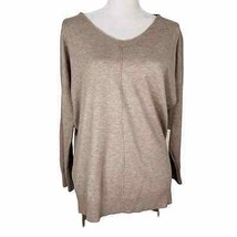 Dreamers Sweaters Small/Medium Taupe Lightweight V-Neck - £27.89 GBP