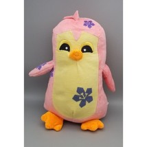 Animal Jam Fiesta Pink Coral Penguin Stuffed Animal Toy Plush 11" Tall 2016 Cute - £10.16 GBP