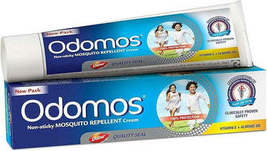 Odomos Non-Sticky Mosquito Repellent Cream With Vitamin E &amp; Almond - 23g - $8.00