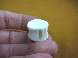 (s877-6) white modern Shark vertebrae back bone vert vertebrate I love s... - $10.39