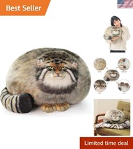 Charming 18-Inch Pallas Cat Plush Body Pillow - Perfect Gift for Kids - $36.00