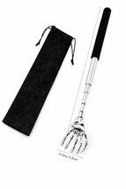 Telescopic Stainless Steel Back Scratcher with Carry Bag – Portable Exte... - $11.99