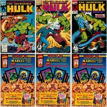 Incredible Hulk 3 Comic Lot ~ 405 406 407 Peter David Captain America Doc Samson - $16.82