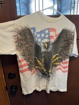 vintage 80s EAGLE CALIFORNIA AMERICAN FLAG American Eagle Talons T Shirt... - $980.06 MXN
