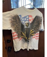 vintage 80s EAGLE CALIFORNIA AMERICAN FLAG American Eagle Talons T Shirt... - $988.76 MXN