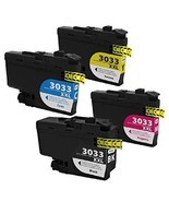 Compatible with Brother LC3033XXL Compatible Combo Pack BK/C/M/Y Premium... - $1,091.04 MXN